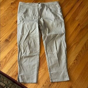 Tribal size 14 crop/ankle gray striped pants